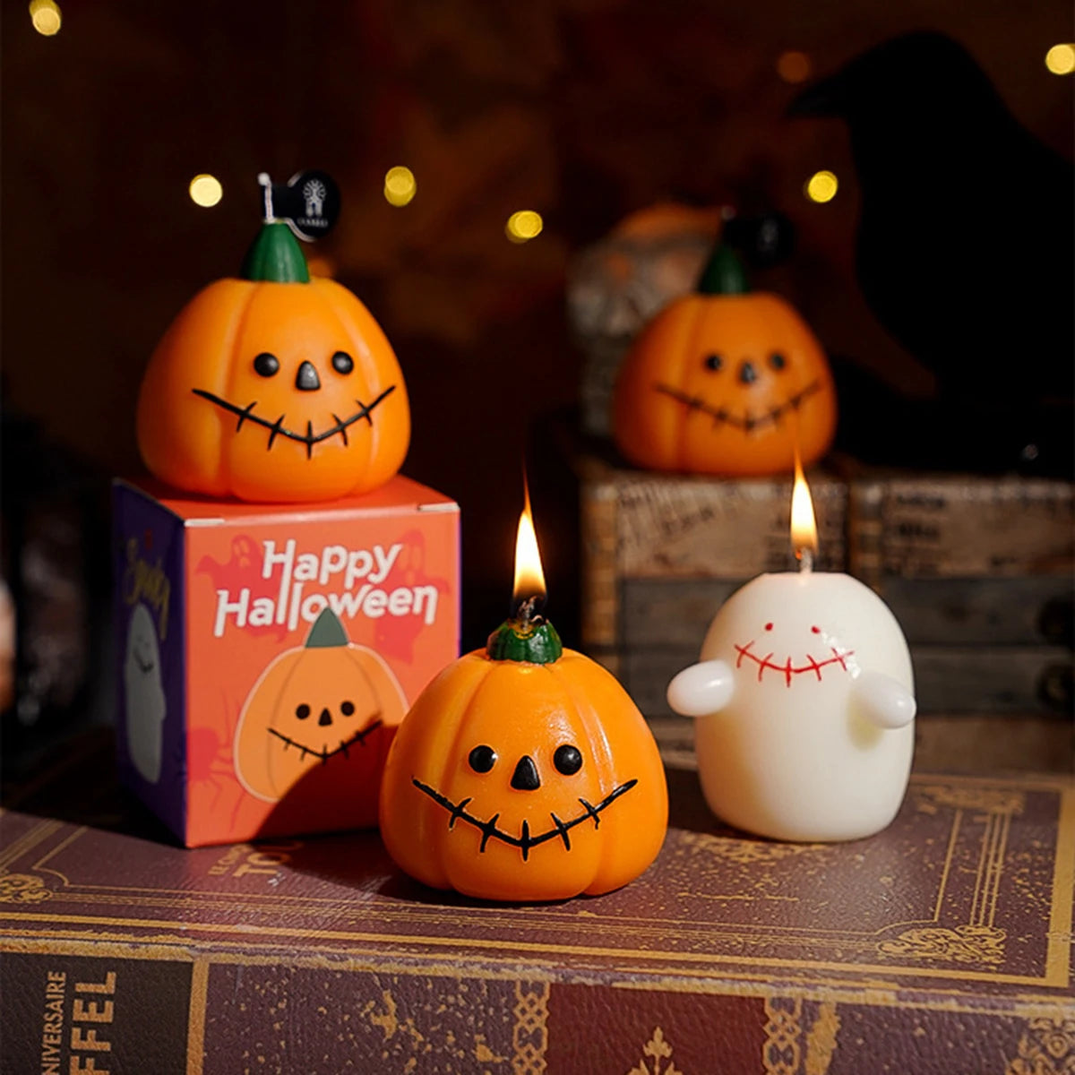 Spooky Glow – Handgemachte Halloween Figurenkerzen aus Sojawachs
