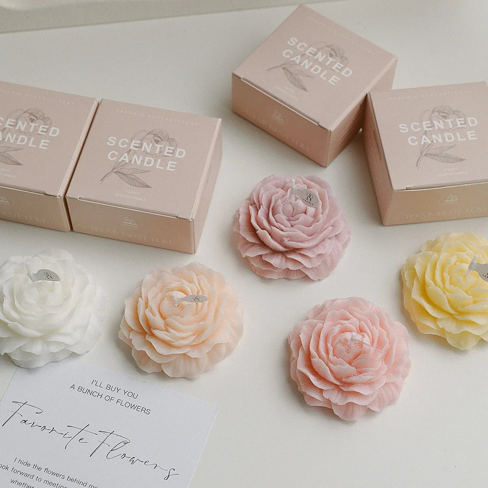 Fora Glow – Handgemachte Boho Flower Candle aus Sojawachs