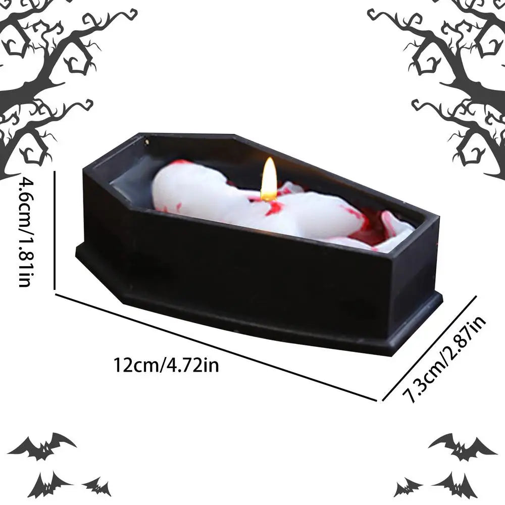 Coffin Glow – Handgemachte Halloween Sargkerzen aus Sojawachs