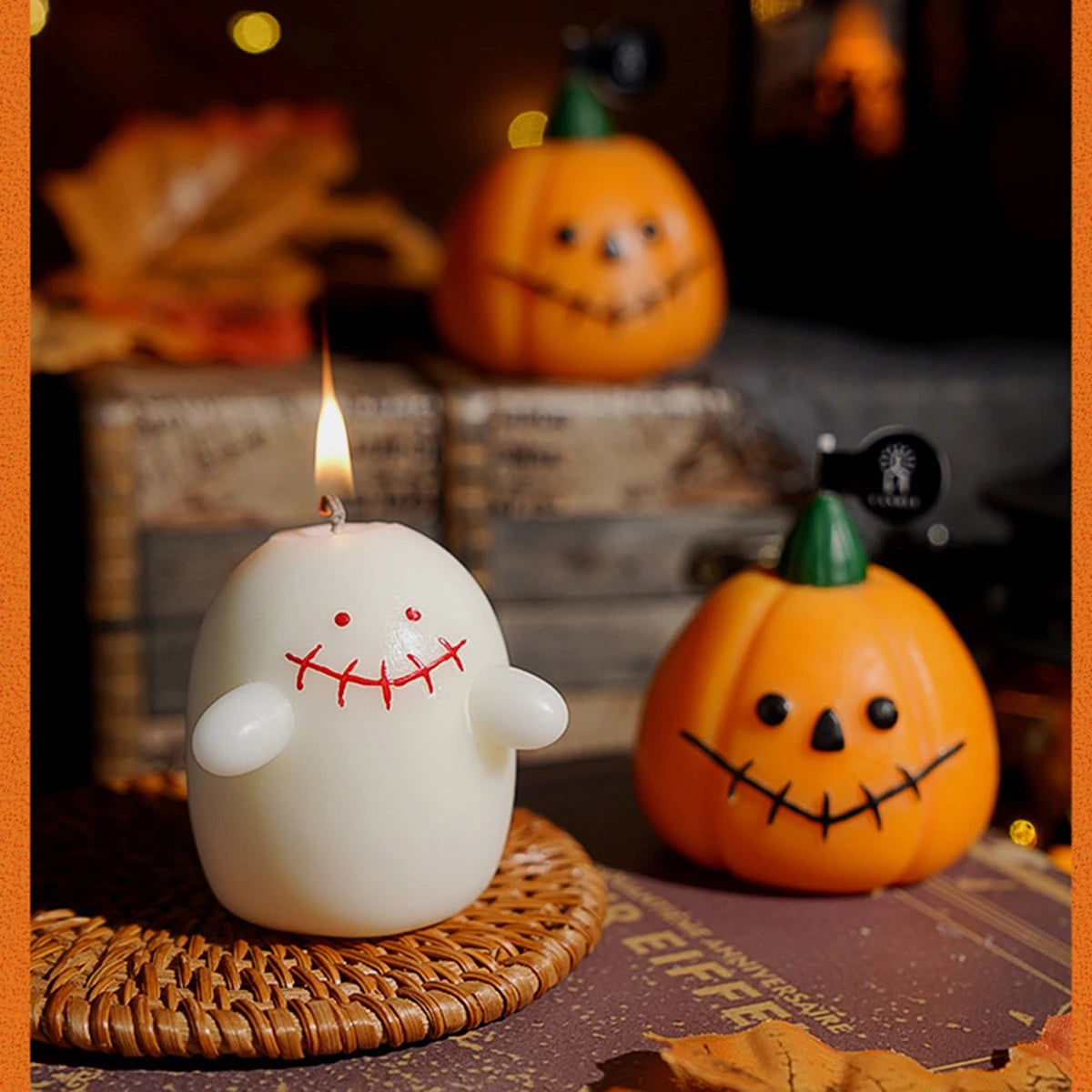 Spooky Glow – Handgemachte Halloween Figurenkerzen aus Sojawachs