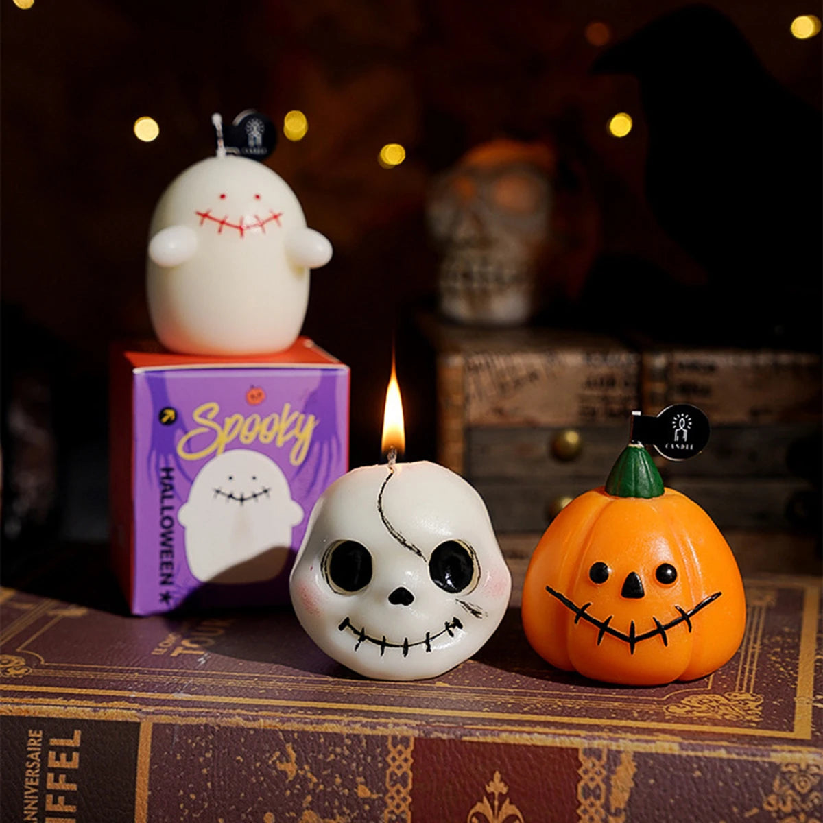 Spooky Glow – Handgemachte Halloween Figurenkerzen aus Sojawachs
